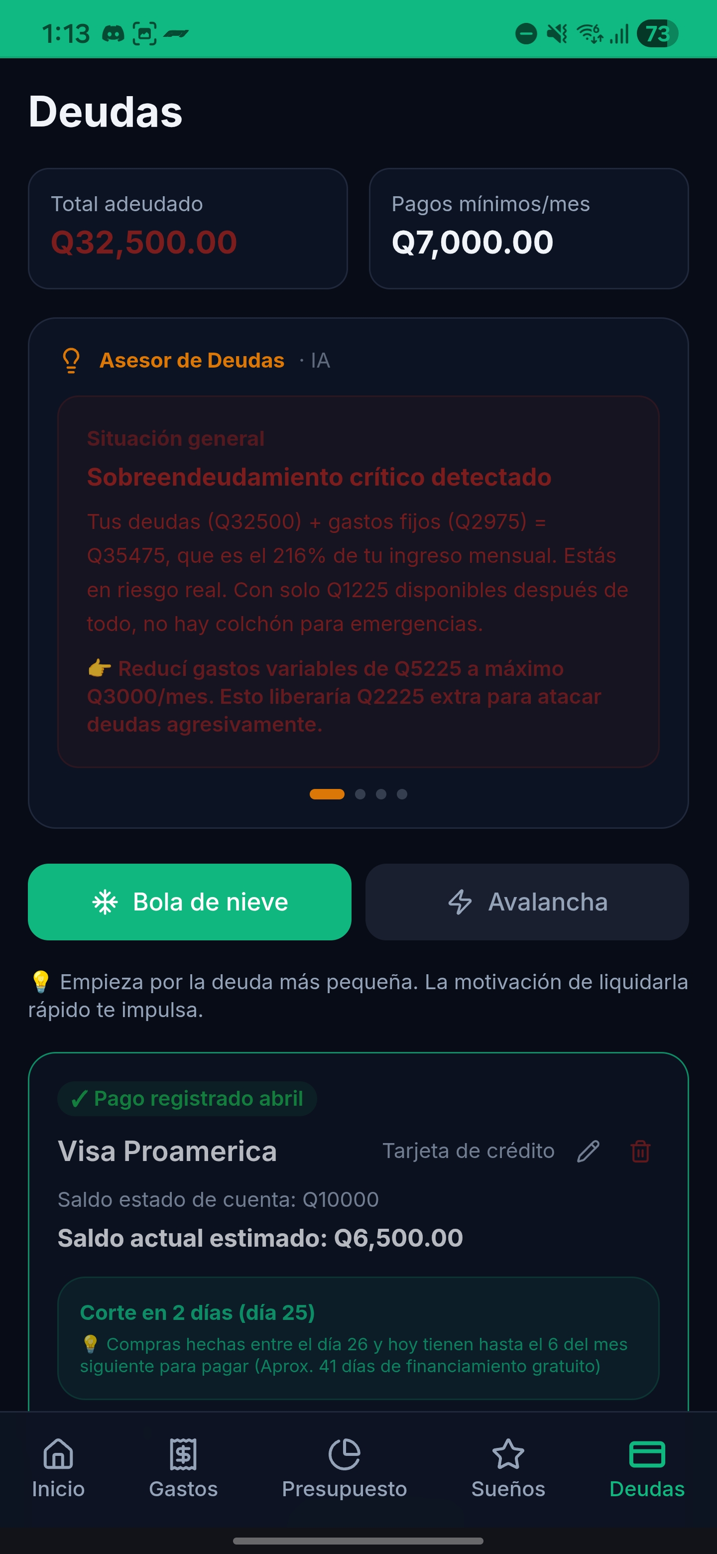 Deudas IA — Flowi GT